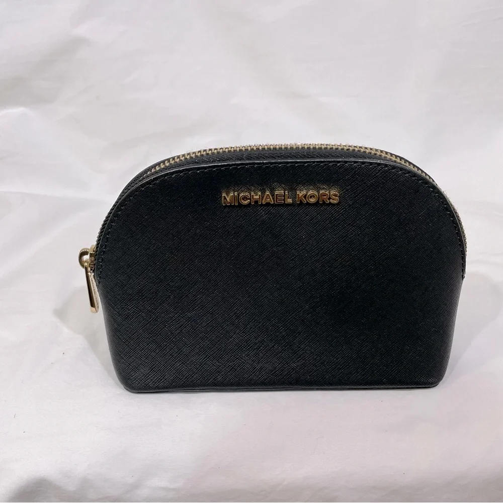 Michael Kors Black Zippered Bag